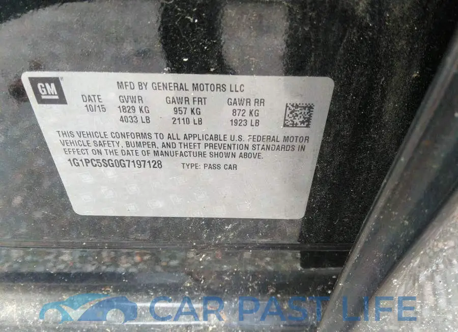 1G1PC5SG0G7197128# 9