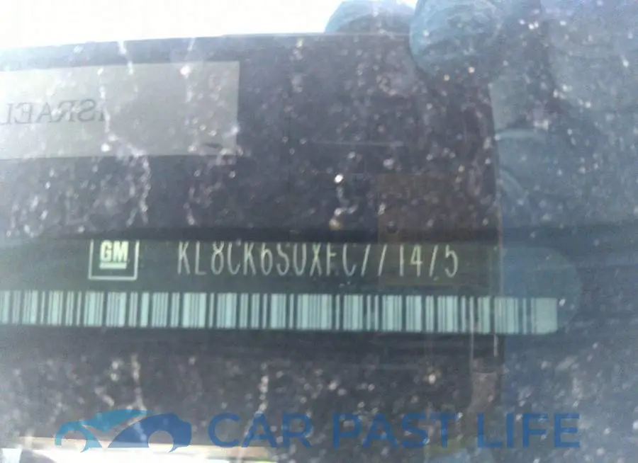 KL8CK6S0XFC771475# 9
