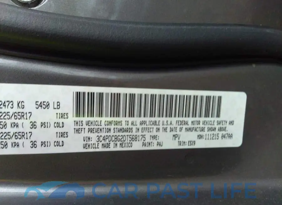 3C4PDCBG2DT568175# 9