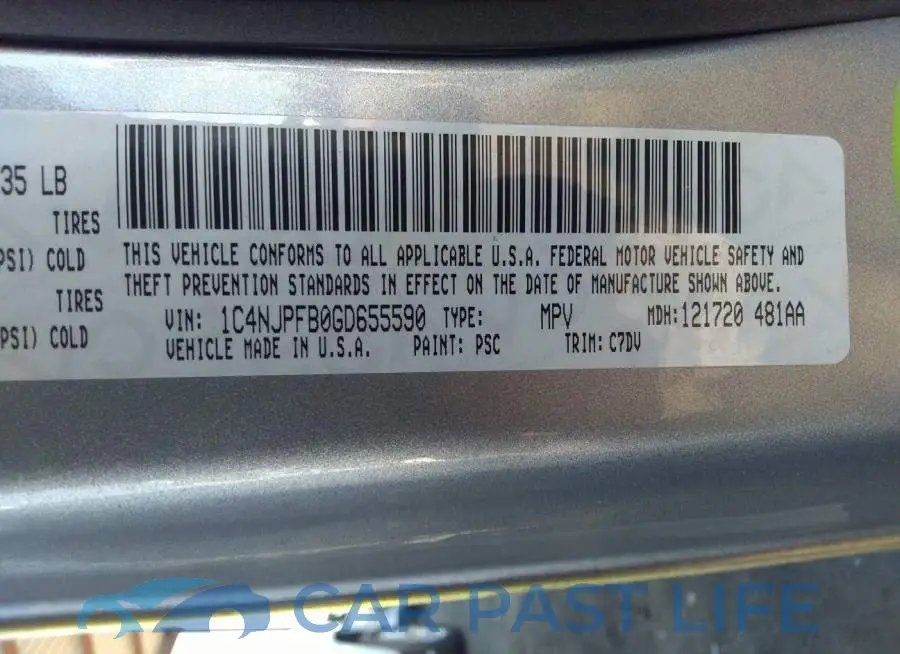 1C4NJPFB0GD655590# 9