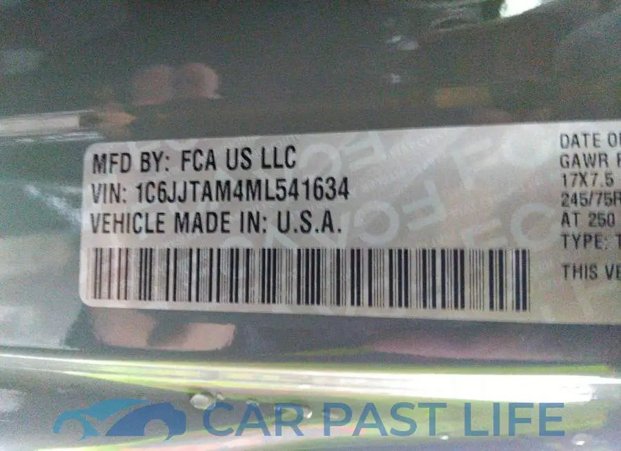 1C6JJTAM4ML541634# 9
