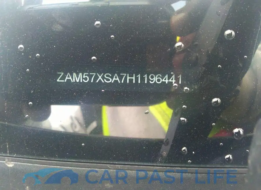 ZAM57XSA7H1196441# 9