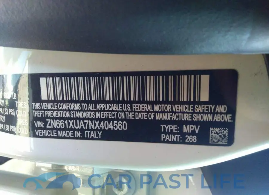 ZN661XUA7NX404560# 9