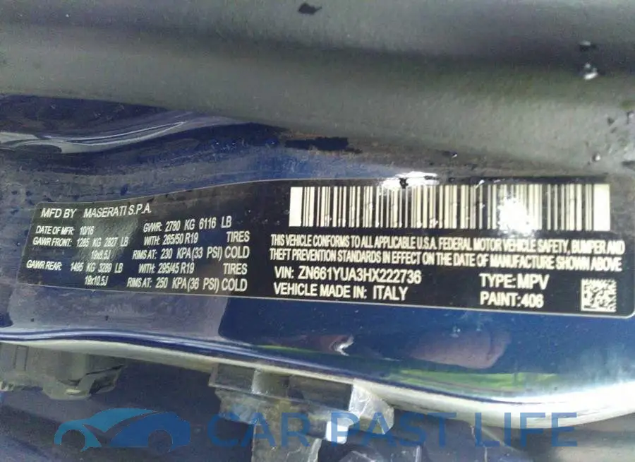 ZN661YUA3HX222736# 9