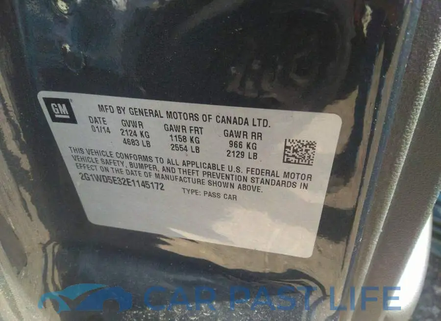 2G1WD5E32E1145172# 9