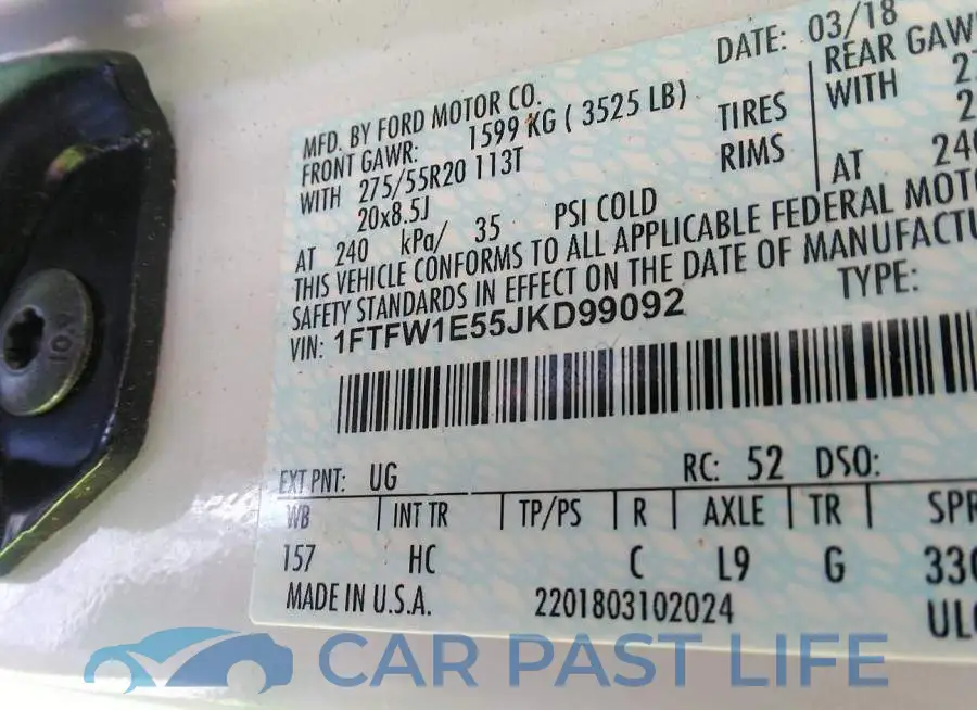 1FTFW1E55JKD99092# 9
