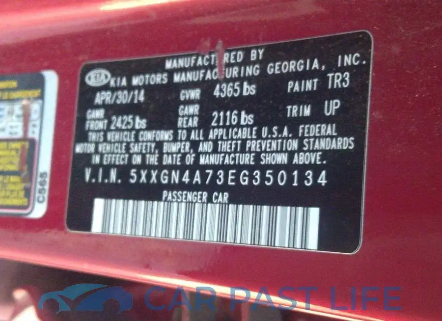 5XXGN4A73EG350134# 9
