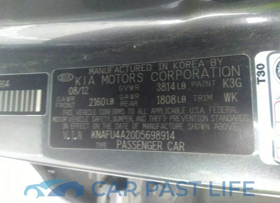 KNAFU4A20D5698914# 9