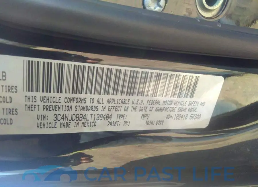 3C4NJDBB4LT139404# 9