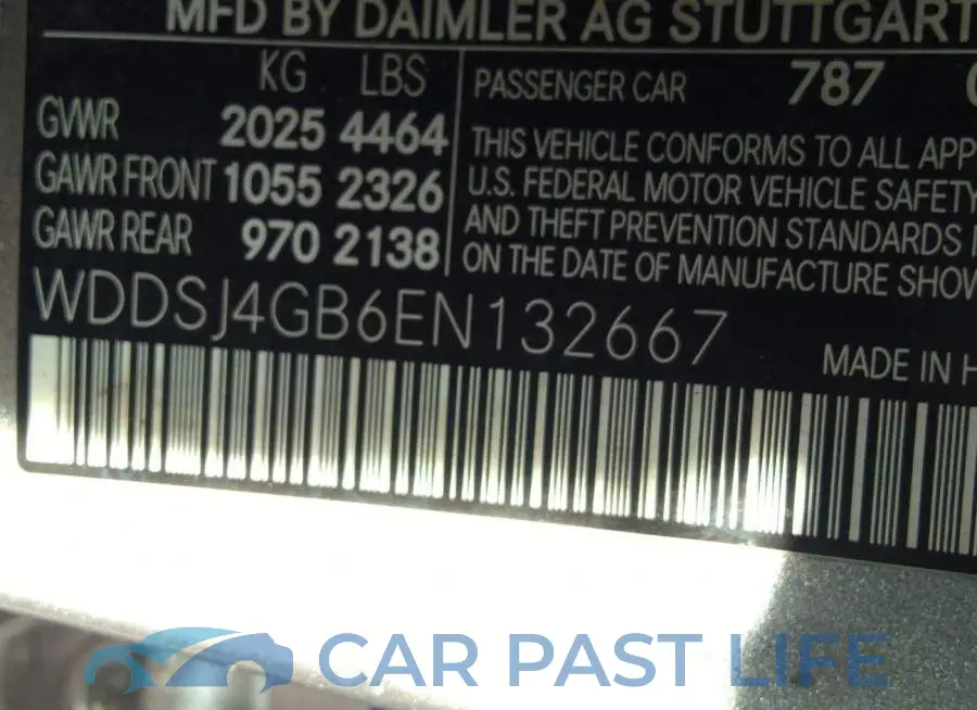 WDDSJ4GB6EN132667# 9