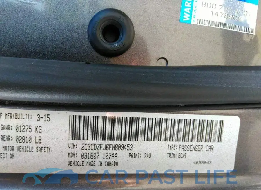 2C3CDZFJ6FH809453# 9