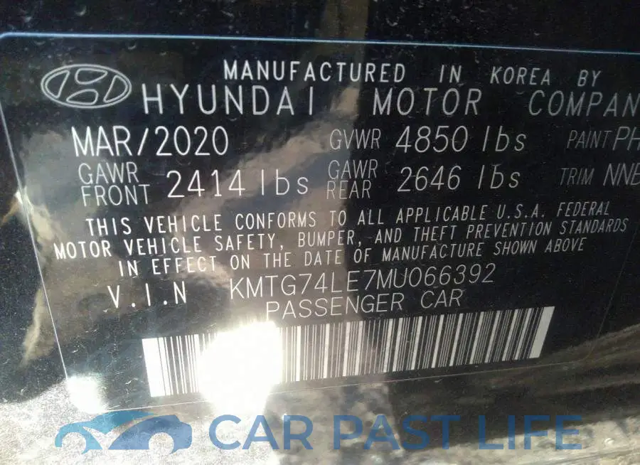 KMTG74LE7MU066392# 9