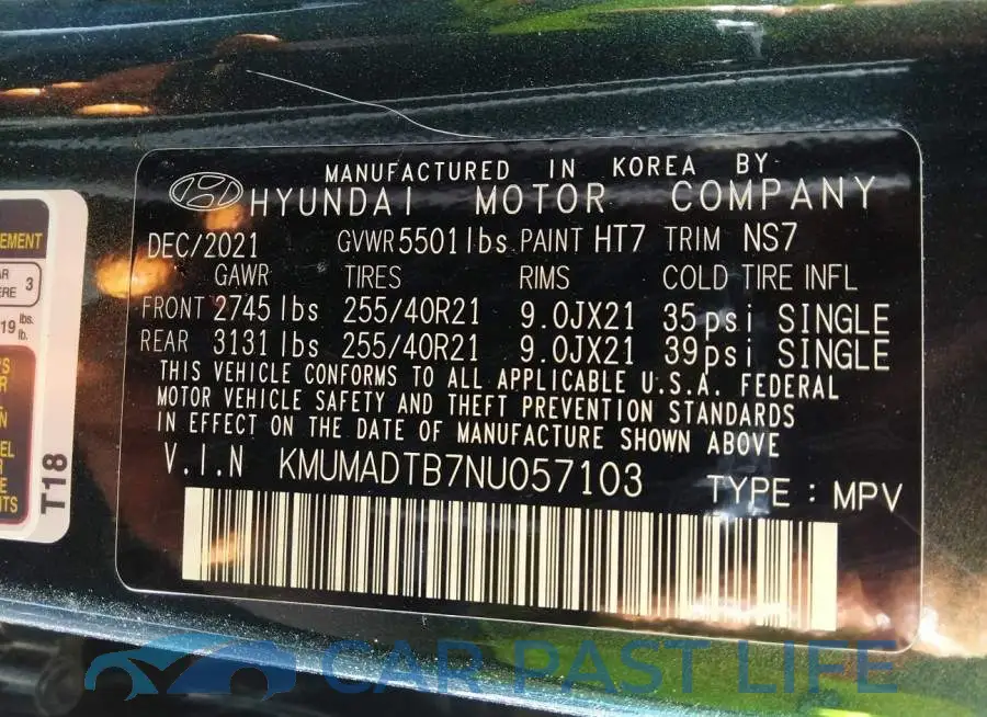 KMUMADTB7NU057103# 9