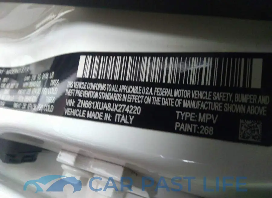 ZN661XUA8JX274220# 9