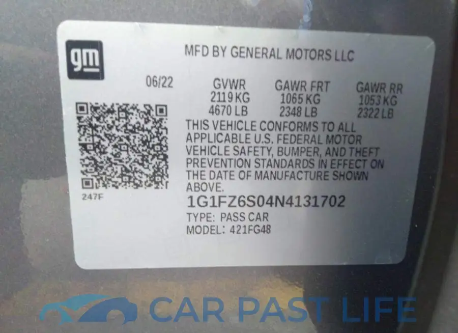 1G1FZ6S04N4131702# 9