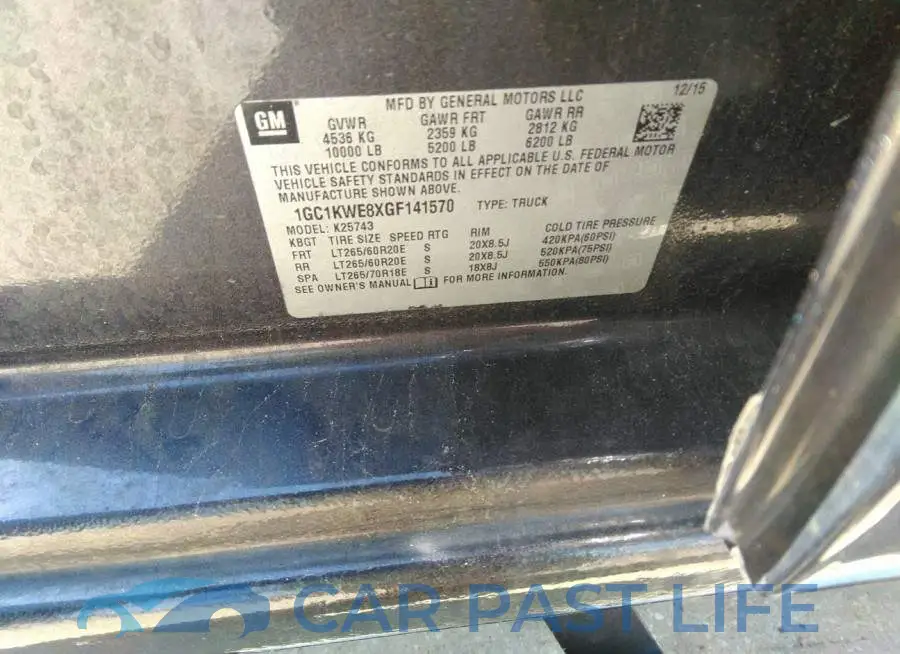 1GC1KWE8XGF141570# 9