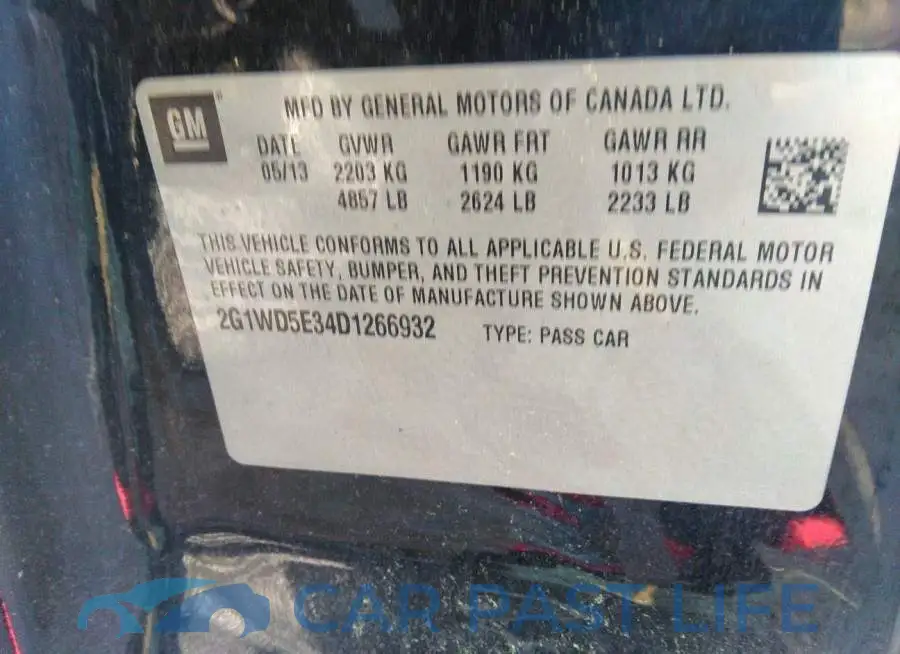 2G1WD5E34D1266932# 9
