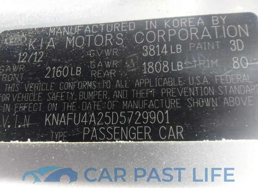 KNAFU4A25D5729901# 9