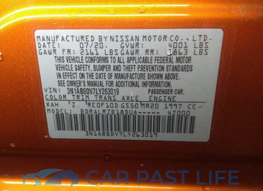 3N1AB8DV7LY263019# 9