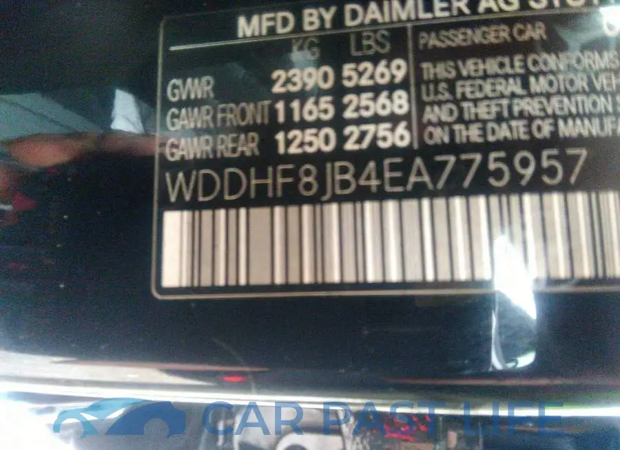 WDDHF8JB4EA775957# 9