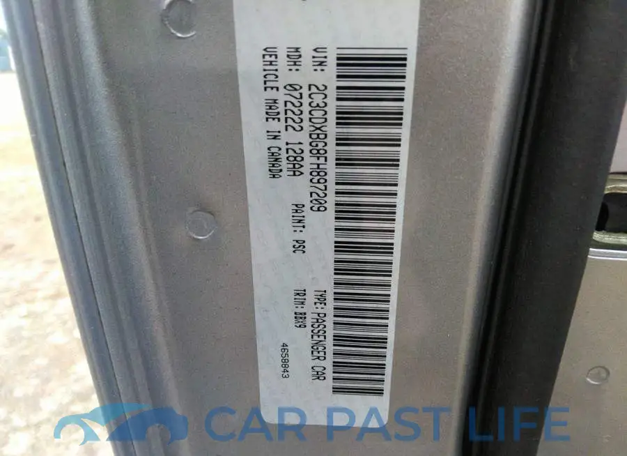2C3CDXBG8FH897209# 9