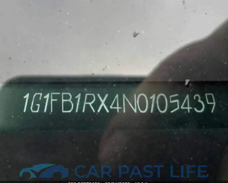 1G1FB1RX4N0105439# 9