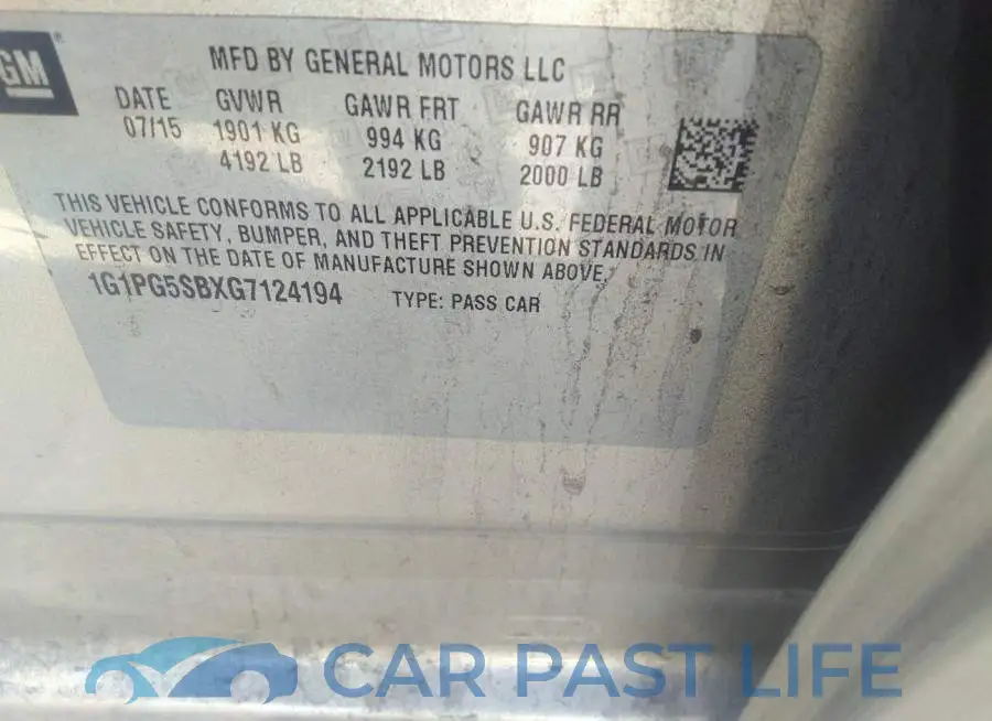 1G1PG5SBXG7124194# 9