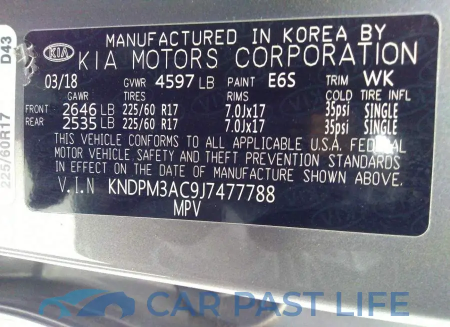 KNDPM3AC9J7477788# 9