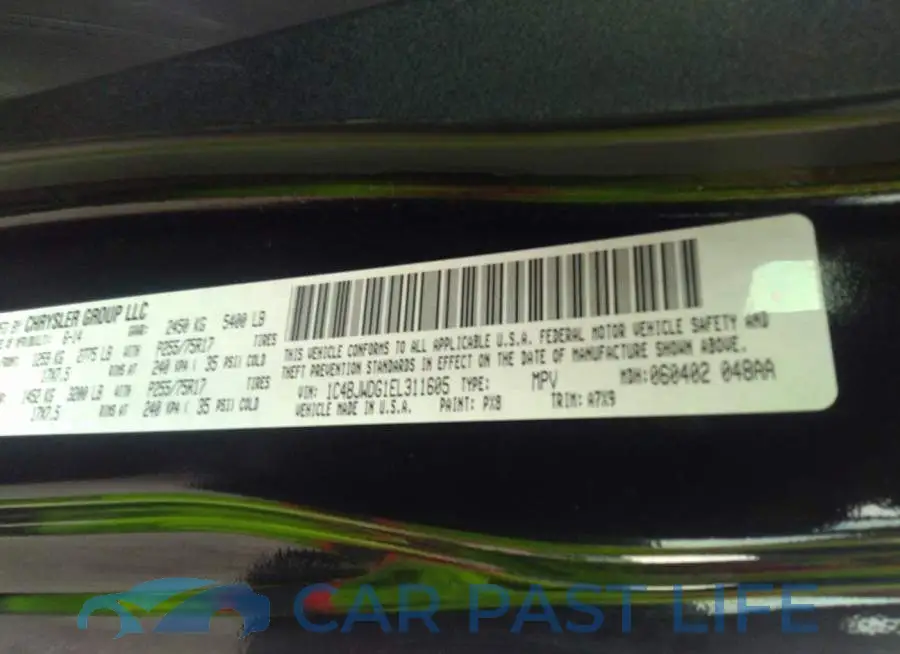 1C4BJWDG1EL311605# 9