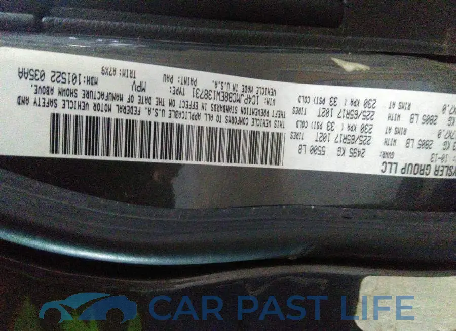 1C4PJMCB8EW138731# 9