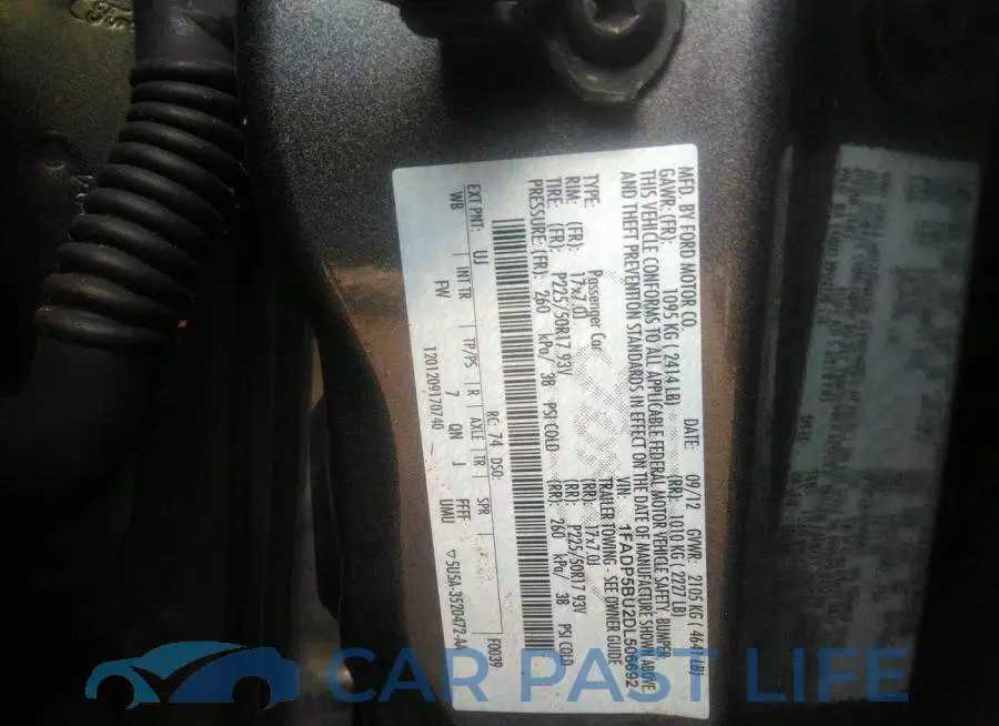 1FADP5BU2DL506692# 9