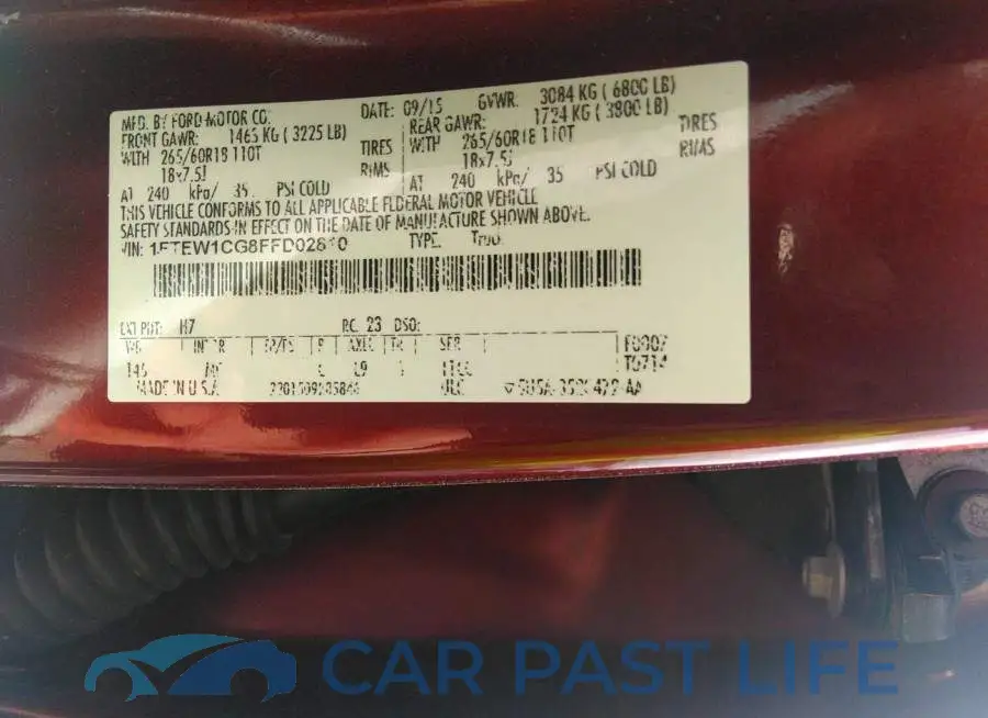 1FTEW1CG8FFD02810# 9