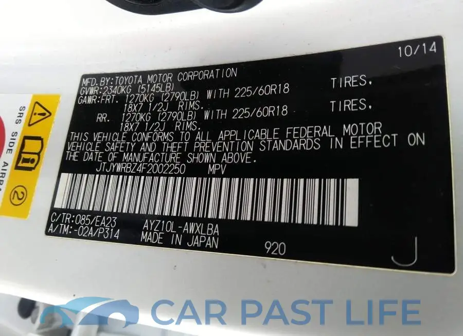 JTJYWRBZ4F2002250# 9