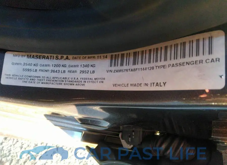 ZAM57RTA8F1144128# 9