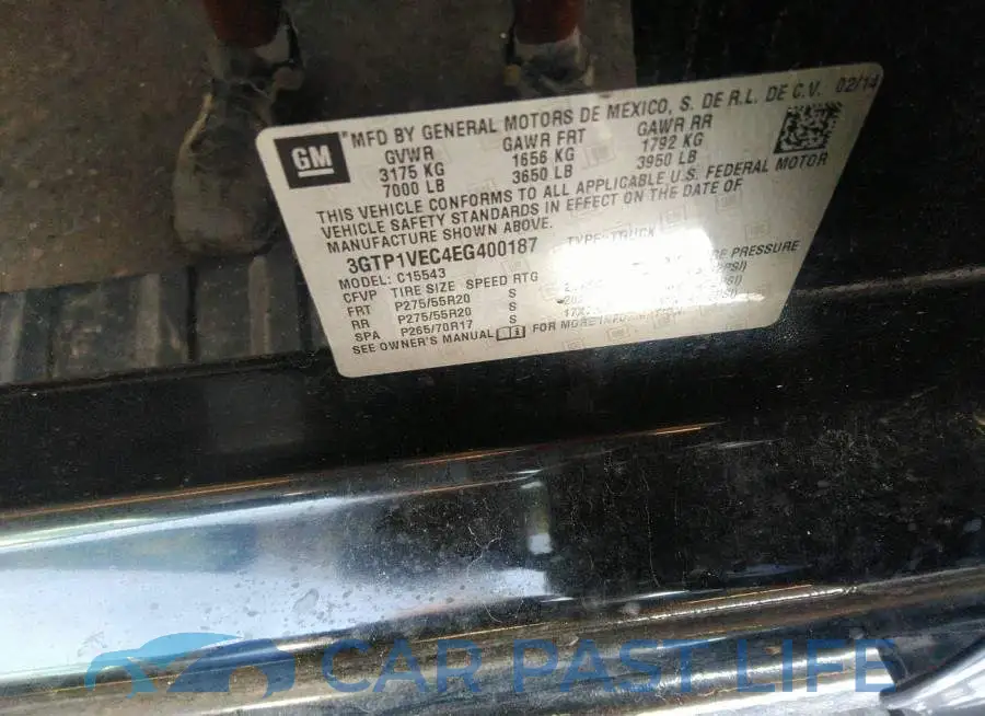 3GTP1VEC4EG400187# 9