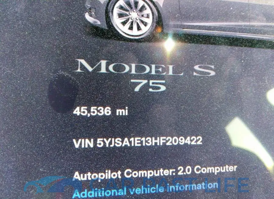 5YJSA1E13HF209422# 7