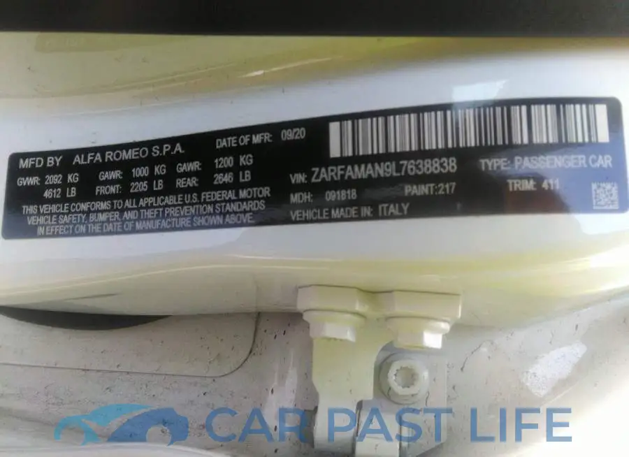 ZARFAMAN9L7638838# 9
