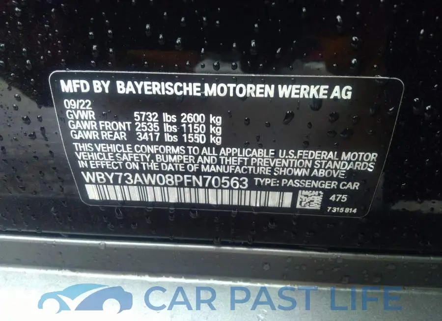 WBY73AW08PFN70563# 9