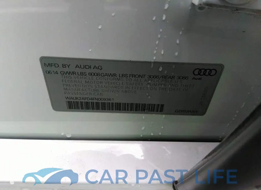 WAUK2AFD4FN009361# 9