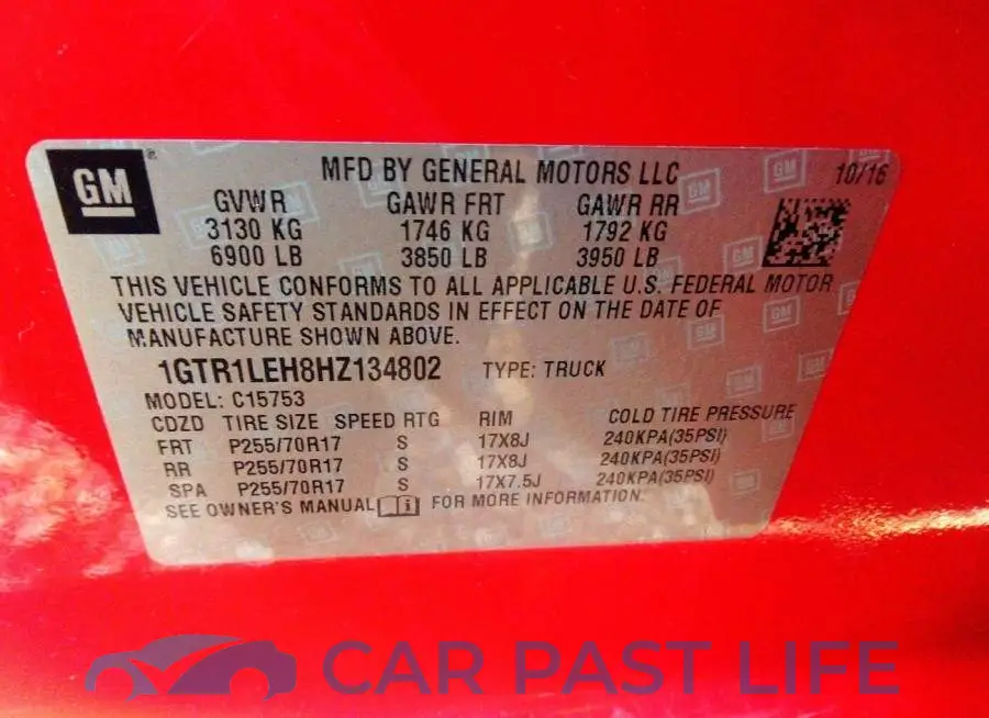 1GTR1LEH8HZ134802# 9
