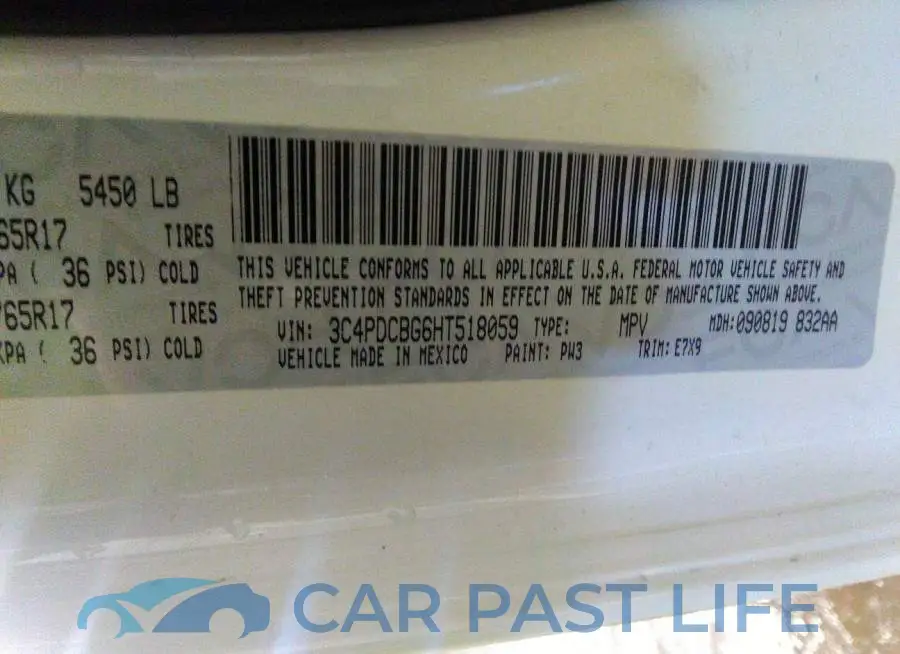 3C4PDCBG6HT518059# 9