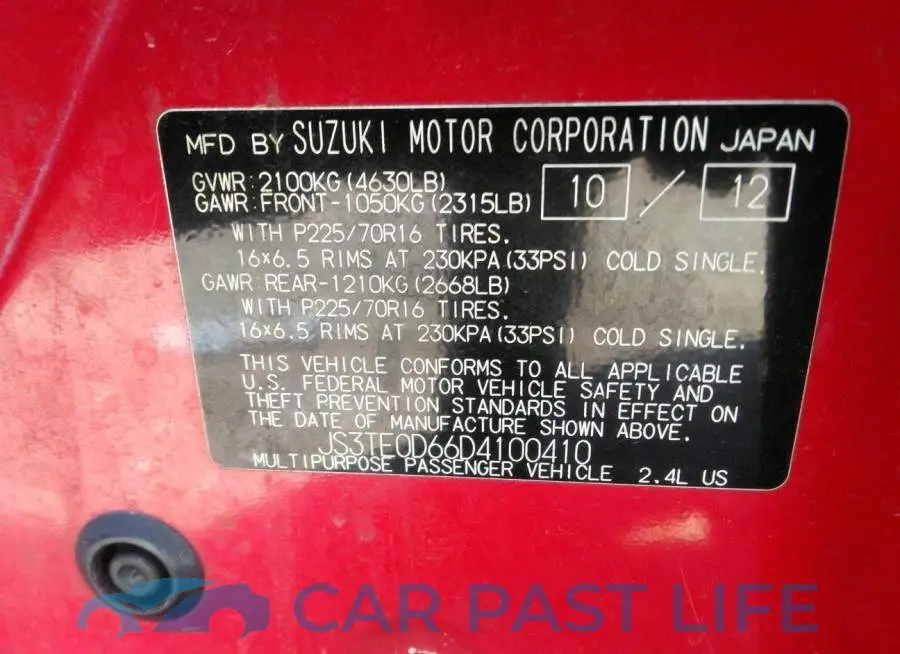 JS3TE0D66D4100410# 9