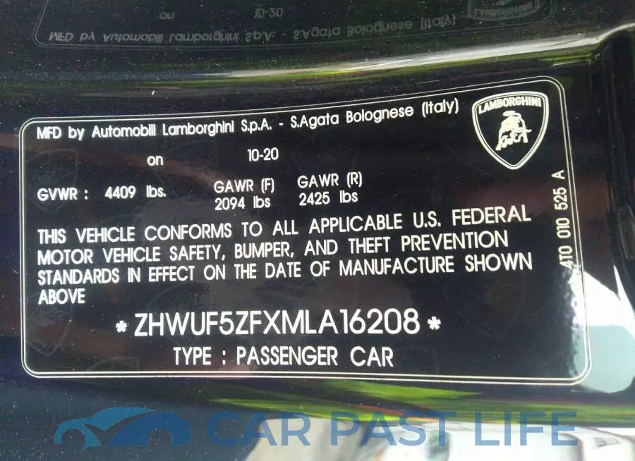 ZHWUF5ZFXMLA16208# 9