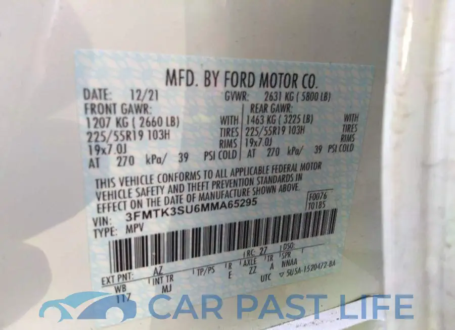 3FMTK3SU6MMA65295# 9