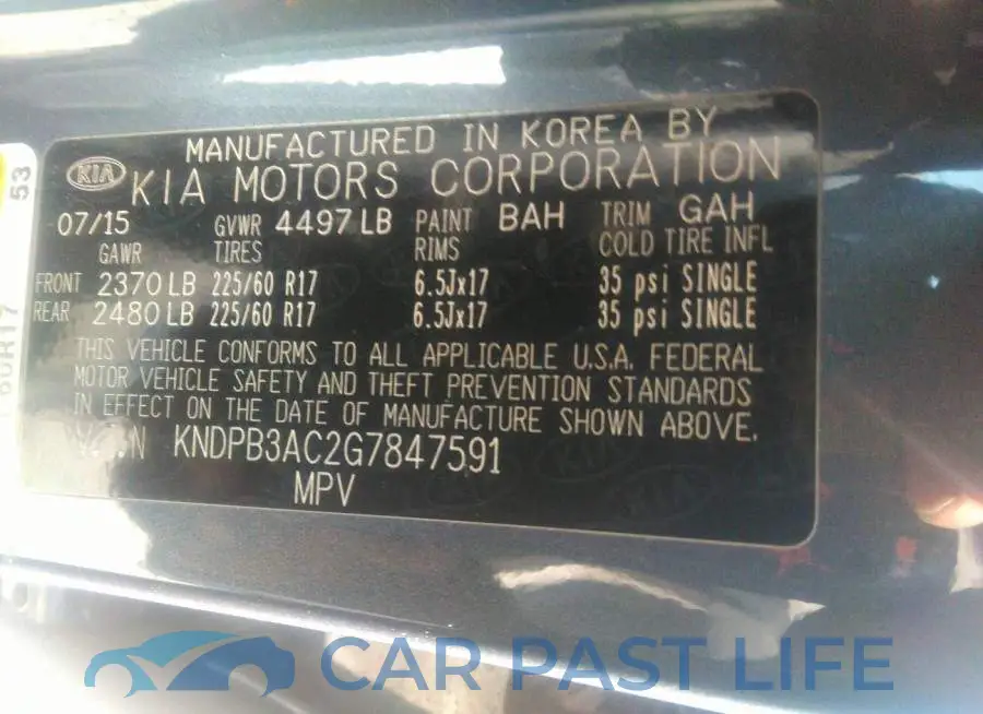 KNDPB3AC2G7847591# 9