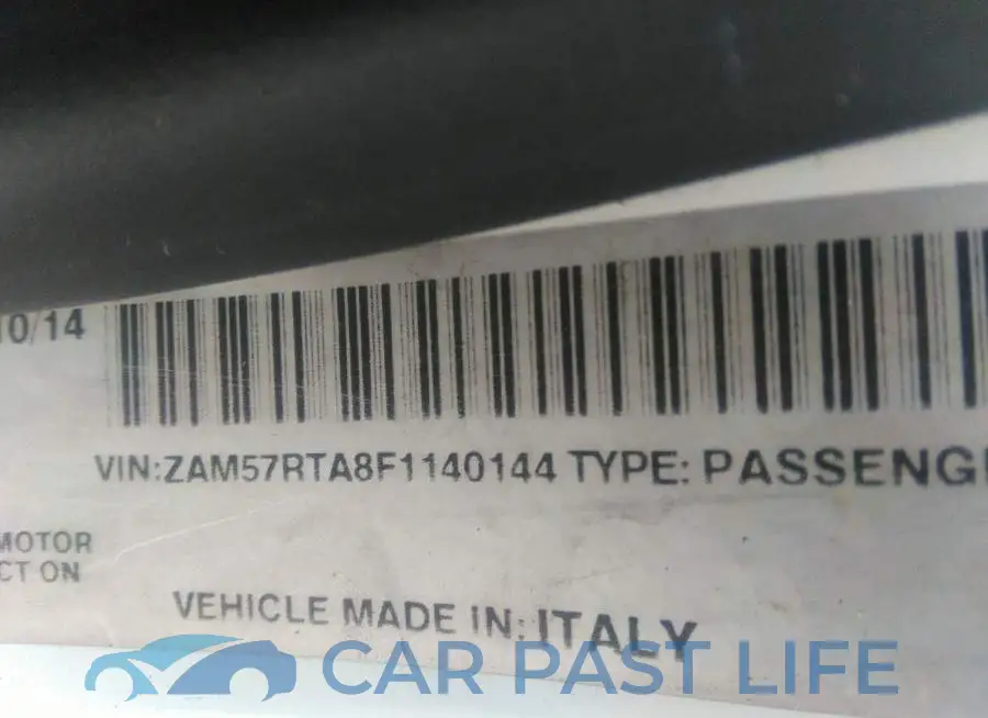 ZAM57RTA8F1140144# 9
