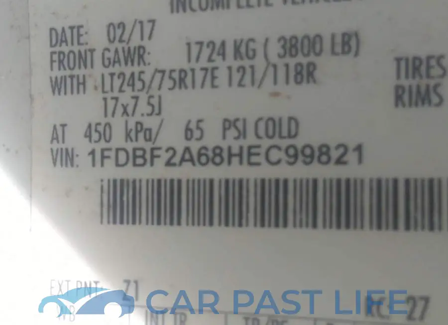 1FDBF2A68HEC99821# 9