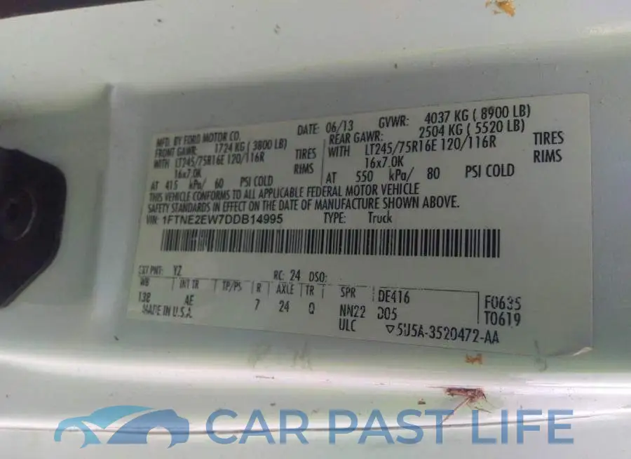 1FTNE2EW7DDB14995# 9