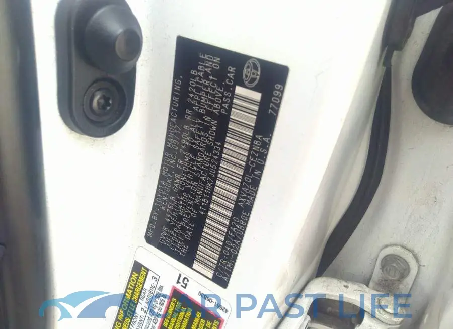 4T1B11HK7JU524334# 9