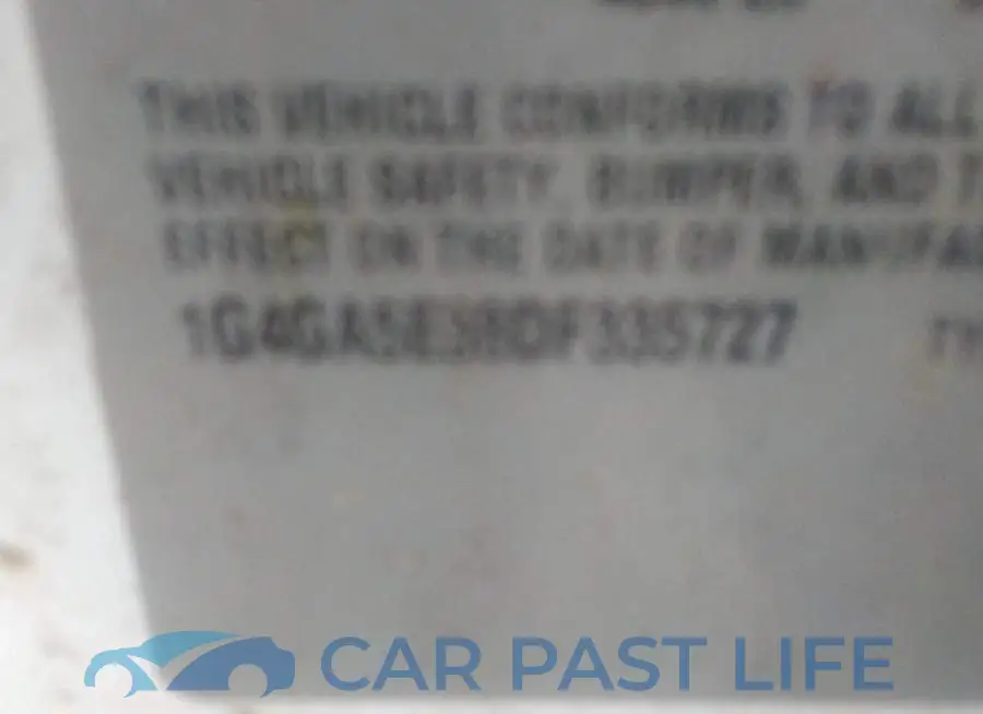 1G4GA5E38DF335727# 9